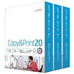 Printer Paper, Copy & Print 20lb, 8.5x11, 3 Ream, 1500 Sheets