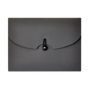 13-Pocket Letter-Size Expanding File Folder, Textured Gray